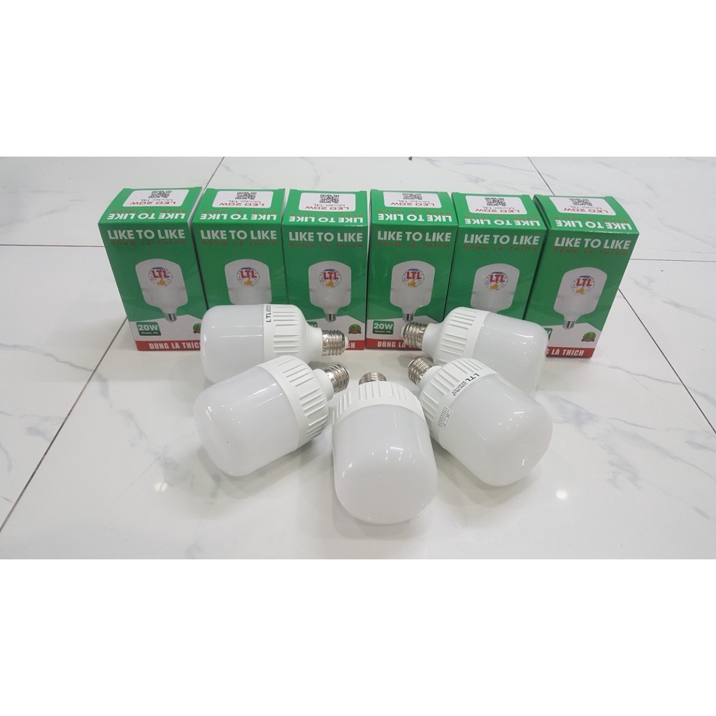 Bóng đèn led 5w, 10w, 20w, 30w, 40w, 50w, 65w Like to Like - Tiết kiệm điện năng