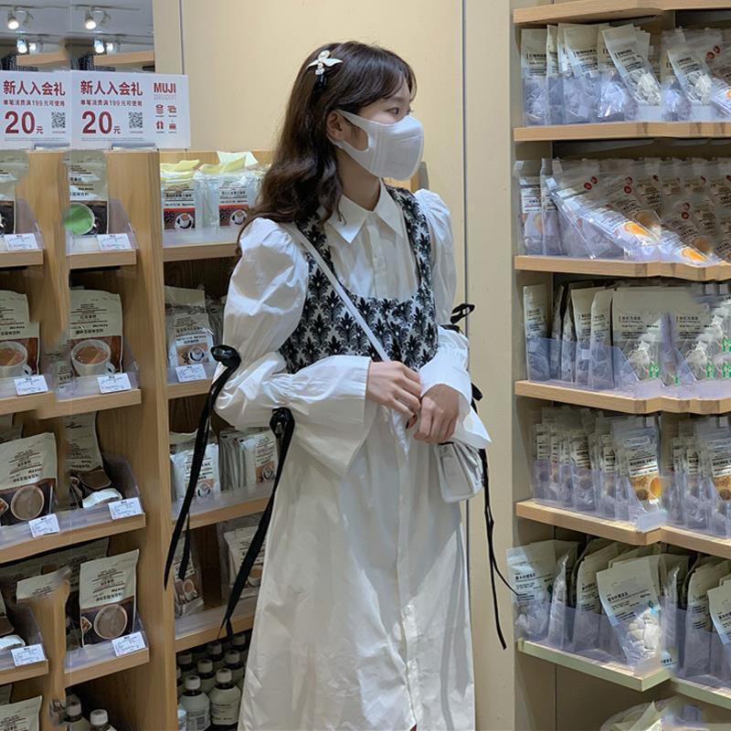 Đầm Sơ Mi Chữ A Tay Dài Phong Cách Thời Trang Mới 2022 Dành Cho Nữ