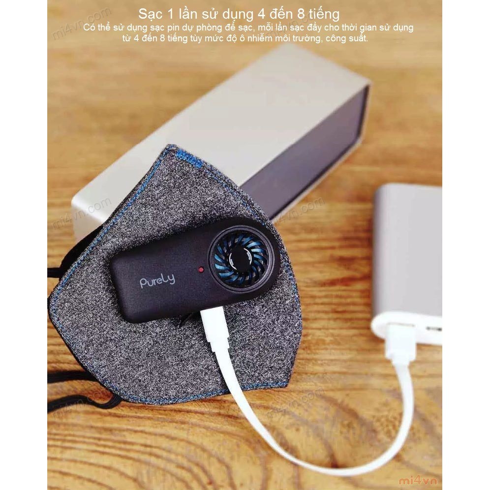Khẩu trang lọc không khí Xiaomi Purely | BigBuy360 - bigbuy360.vn