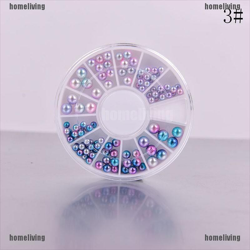 Hộp Hạt Ngọc Trai 3D Nhiều Kích Cỡ Đính Móng Nghệ Thuật