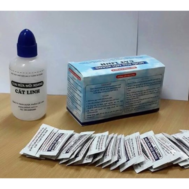 Muối rửa mũi cát linh