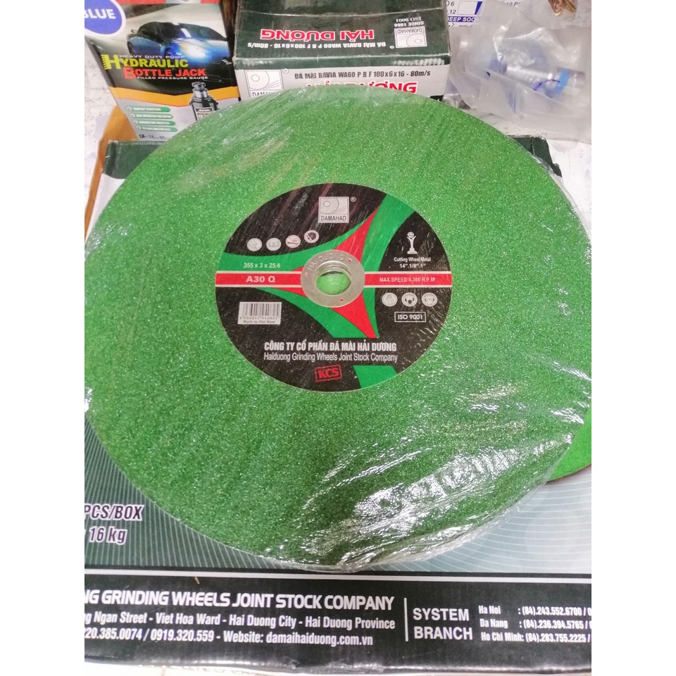 Đá cắt Hải Dương 350mm màu Xanh - Chính hãng