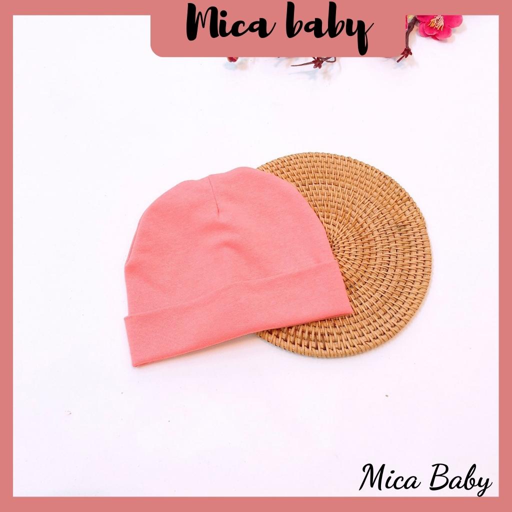 Mũ len chất cotton dệt kim cực đáng yêu cho bé từ 3 tháng-2 tuổi Mica baby MD179