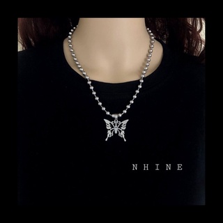 Dây chuyền mặt hình bướm không gỉ phong cách unisex NHINE