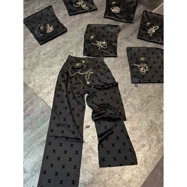 Quần xuông lụa Chaner Siêu đẹp