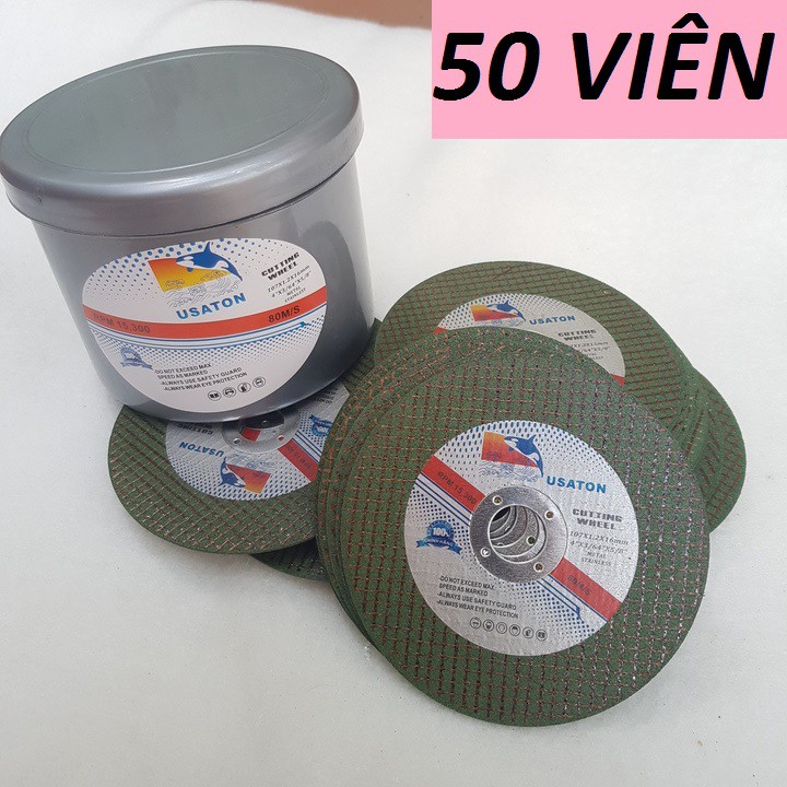 Đá cắt sắt , inox 100 ( 50 viên )