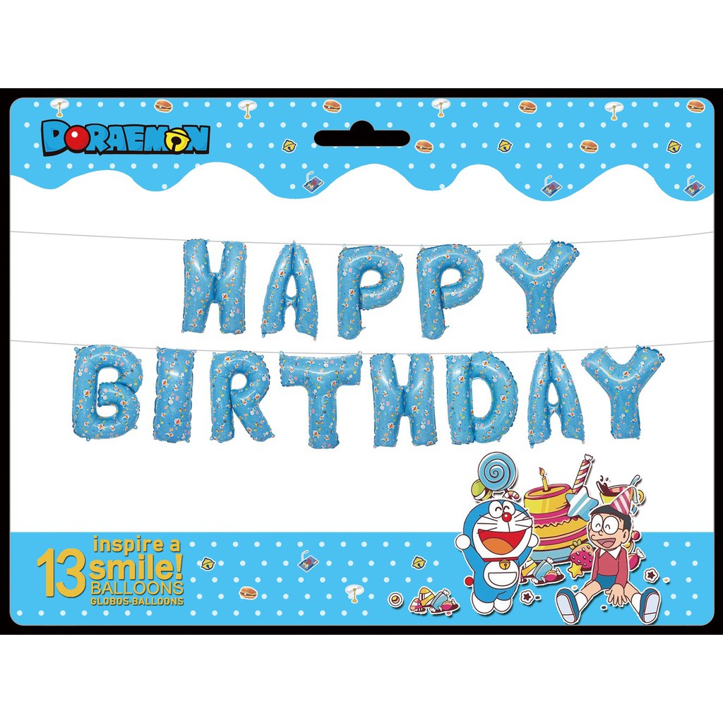 [ SET HPBD 13 ]  Set bóng bay Happy Birthday - Full Màu - Đã qua kiểm tra chất lượng An Toàn CHo Trẻ Nhỏ !