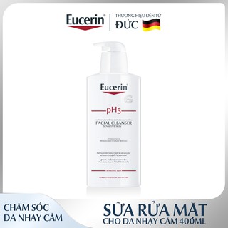 (2025) Sữa Rửa Mặt Eucerin PH5 Facial Cleanser Da Nhạy Cảm (400ml)