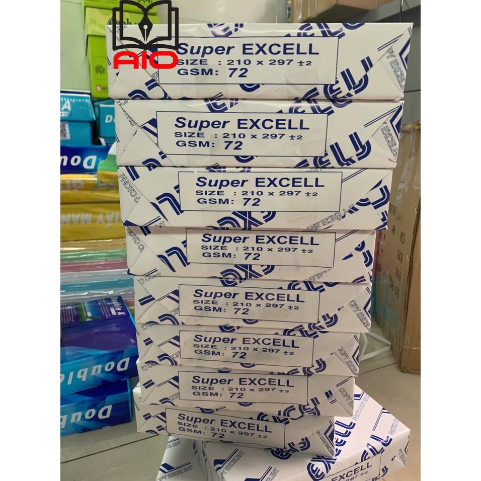 Giấy In A4 EXCEL Giá Rẻ 70gsm, 80gsm, giấy a4 excel - INDONESIA Chính Hãng (500 tờ) - GIAYINA4EXCEL - Văn Phòng Phẩm