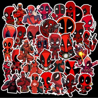 Sticker DEADPOOL  nhựa PVC không thấm nước, dán nón bảo hiểm, laptop, điện thoại, Vali, xe,  Cực COOL #4