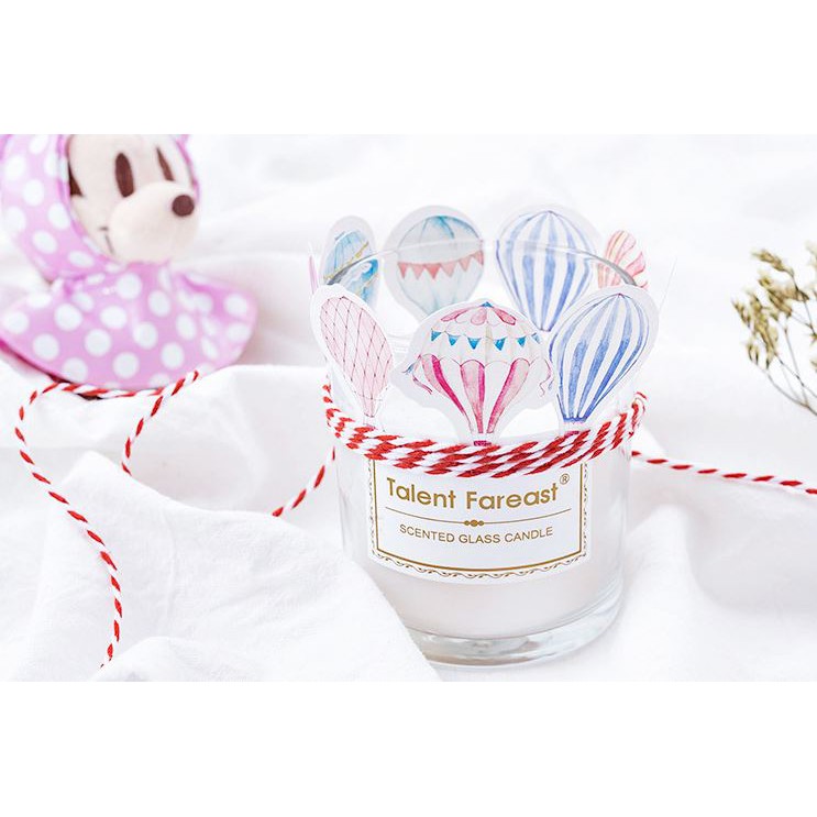 Bộ 46 Sticker Hàn Quốc hình Khinh Khí Cầu dán trang trí E31