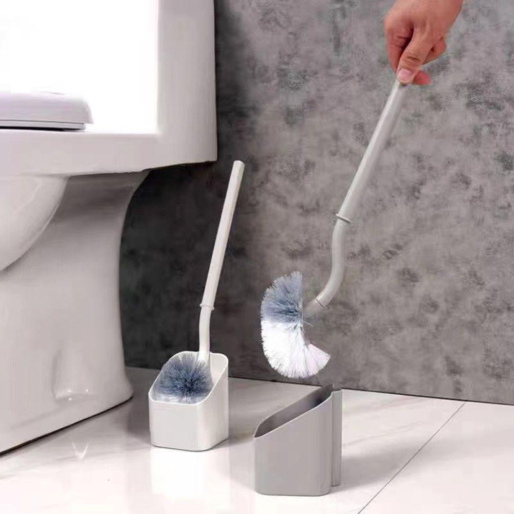 KUNHEV Bàn Chải Vệ Sinh Toilet Bằng Nhựa Có Móc Treo Tiện Dụng