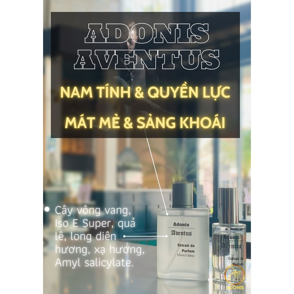 Nước Hoa Adonis Aventus 50ml - Bản Dupe hoàn hảo của Creed Aventus