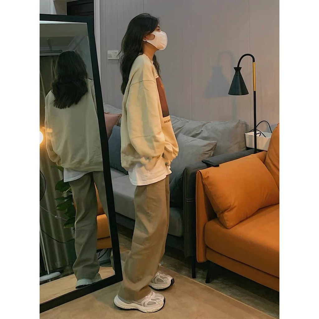 Áo sweater nữ form rộng dài tay ulzzang style phong cách Hàn Quốc SW002