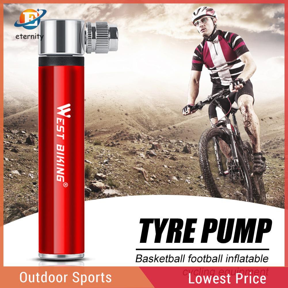 ❤Eternity❤Professional Mini Air Pump Aluminum Alloy Bicycle Tire Basketball Inflator ❤