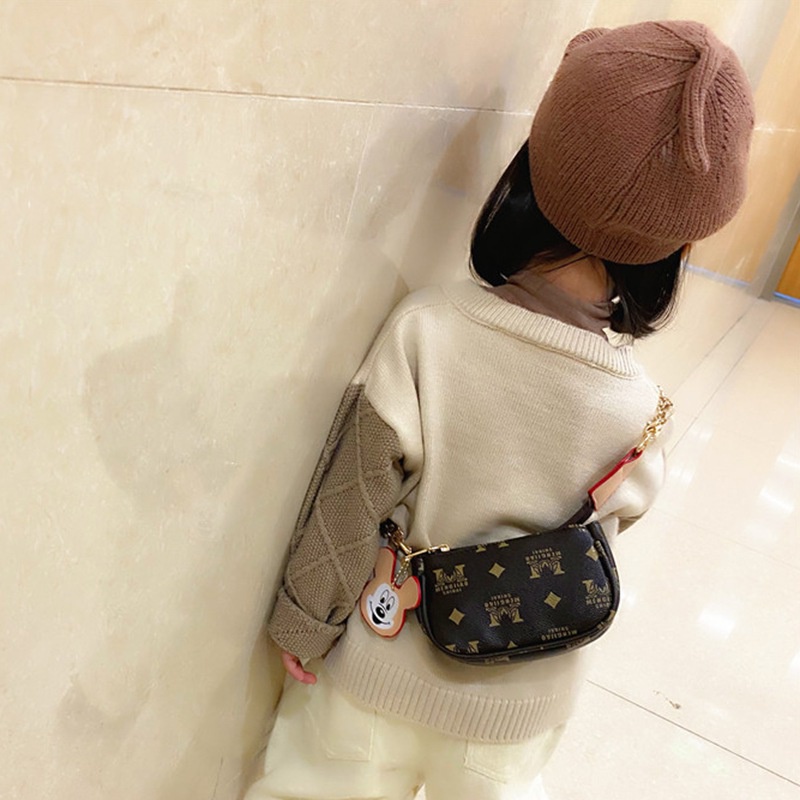 Túi Đeo Vai Thiết Kế Xinh Xắn Phong Cách Hàn Quốc Cho Bé Gái