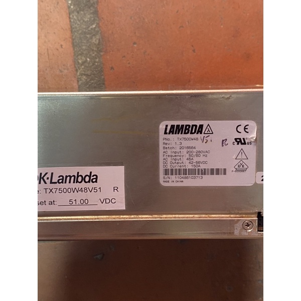 Nguồn TDK-Lambda TX7500w48V51 51V 150A 7500w tháo tủ