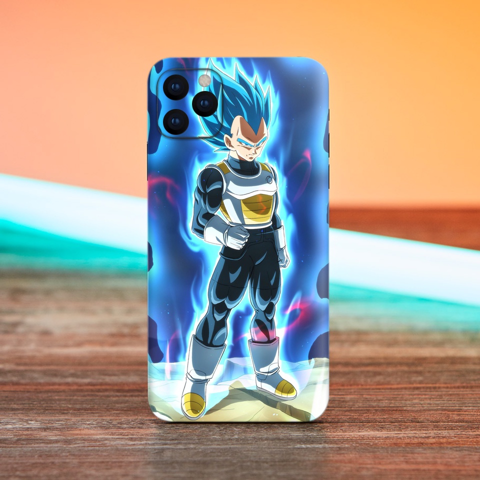 Miếng Dán Skin Điện Thoại ❤️ In Hình Vegeta Dragon Ball Cho Iphone 7/ 8/ X/ XS/ 11/ 11 Pro Max Và Các Dòng Máy Android
