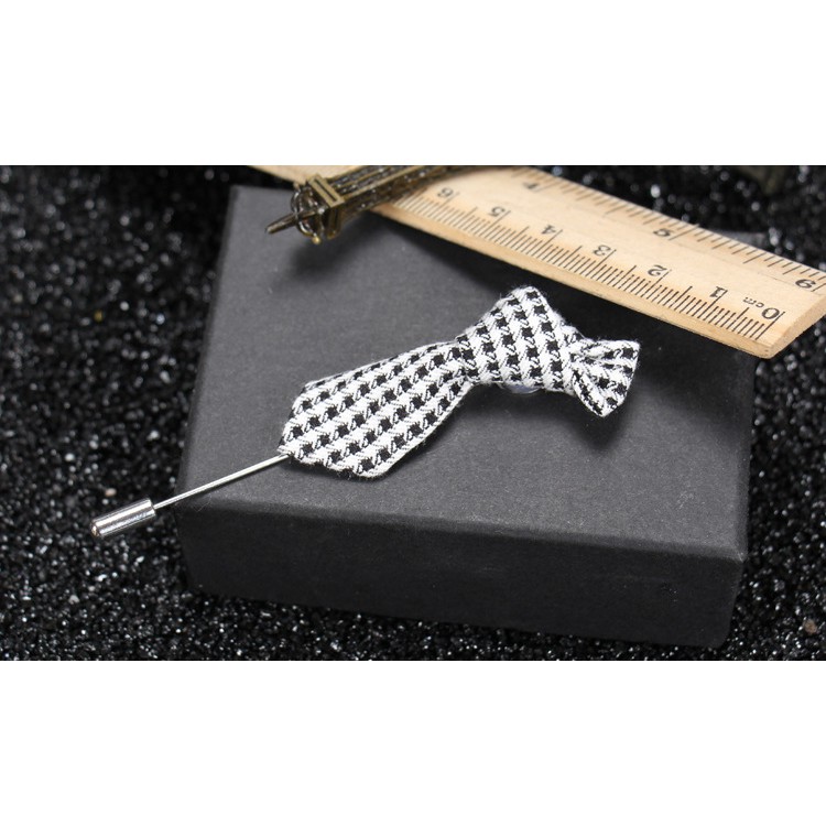 Ghim nơ cà vạt cài áo nam trang nhã GC81