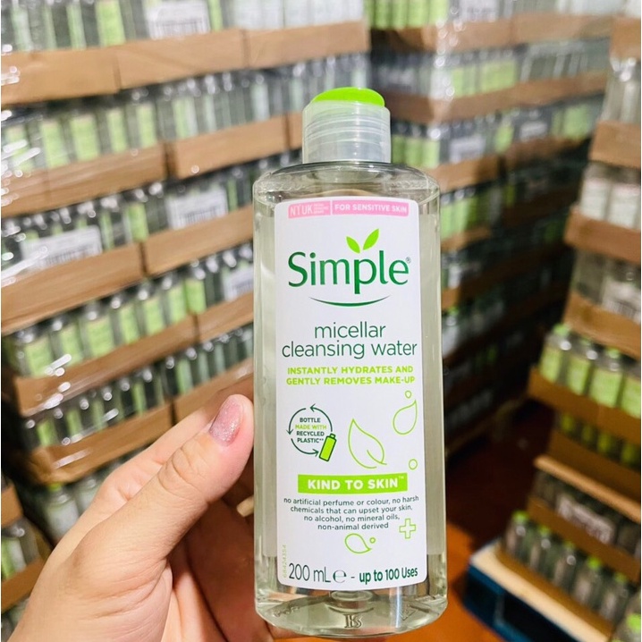 Nước Tẩy Trang Simple Kind To Skin Micellar Cleansing Water