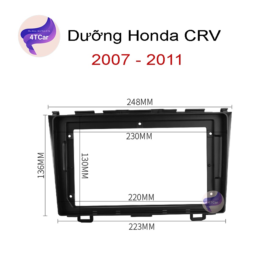 Mặt dưỡng Honda CR-V 2007-2011 9 inch