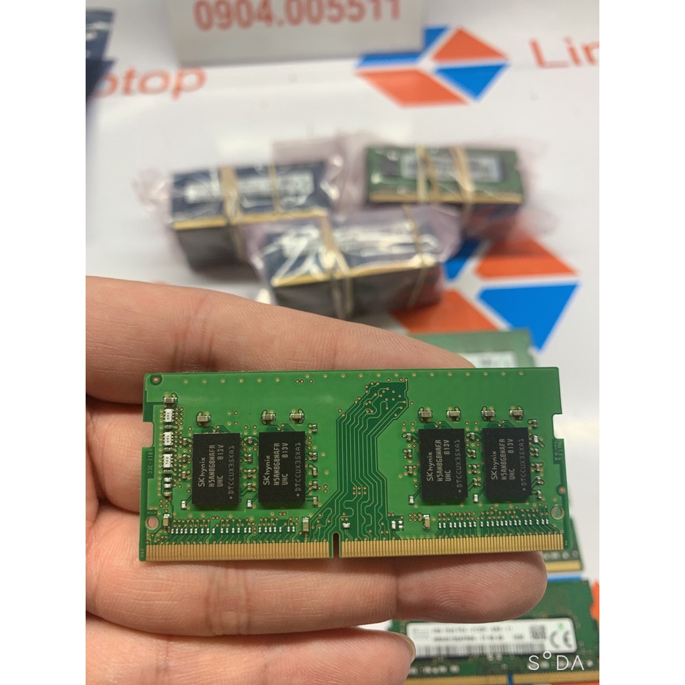 Ram Laptop 8GB, 4GB DDR4 PC4 tháo máy chính hãng Hynix, Samsung, Kingston