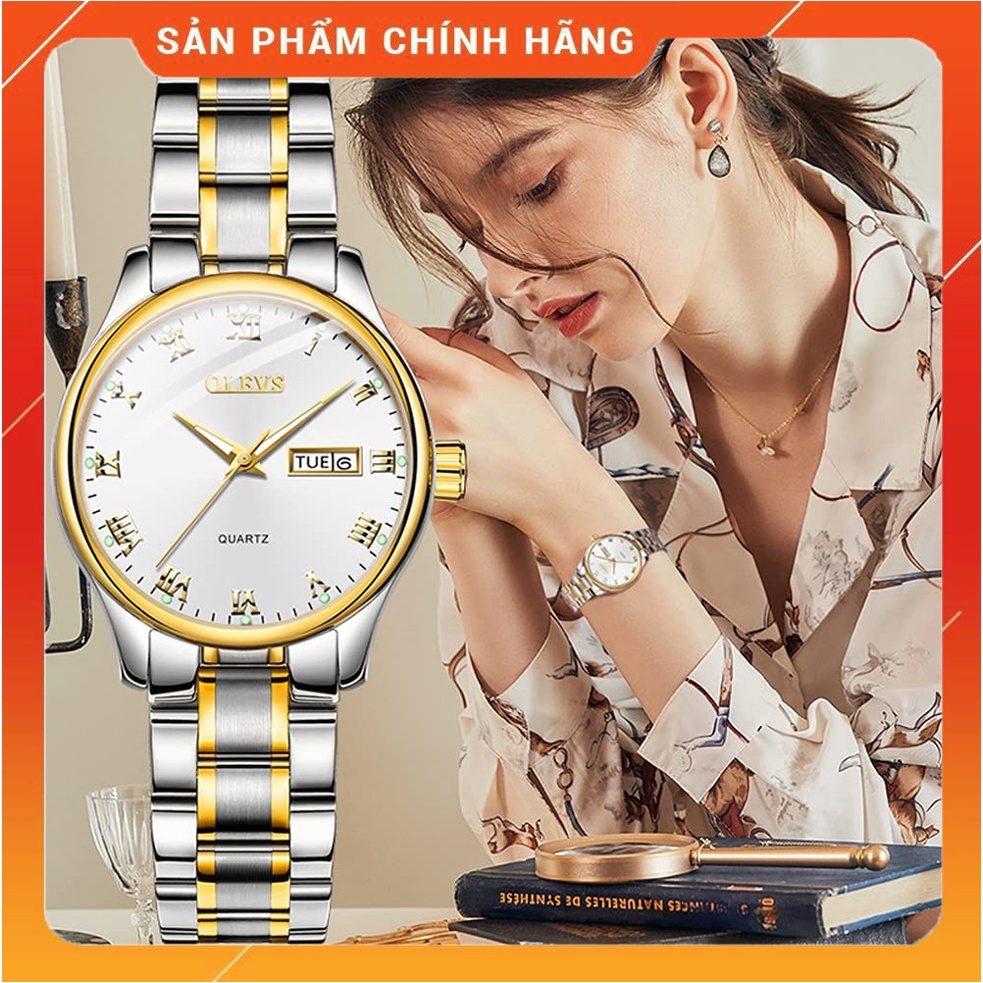 Đồng Hồ Nữ🎁Chính Hãng OLEVS🎁Đồng Hồ Đeo Tay Nhỏ, Chống Nước Tốt, Kiểu Hàn Quốc, Mẫu HOT Năm, Hiển Thị Dạ Quang