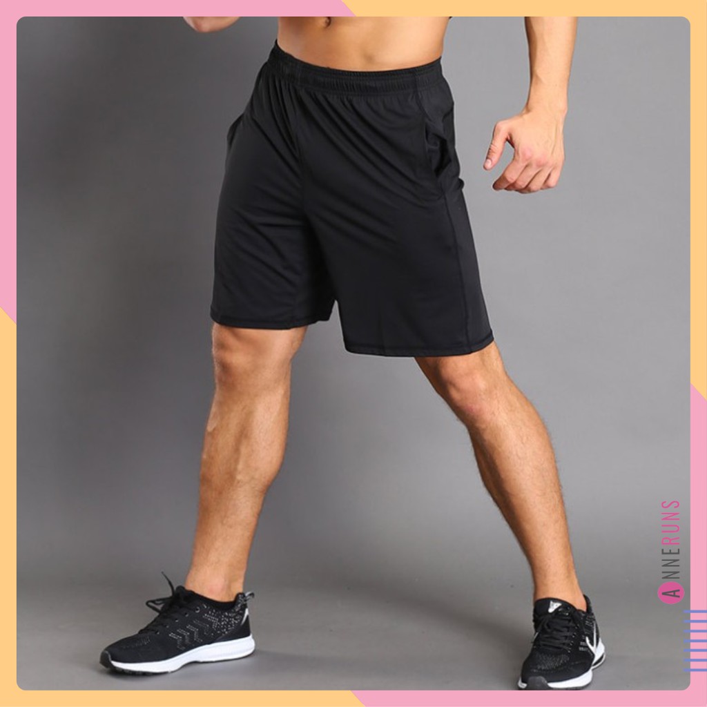 Quần short đùi ngắn thể thao lửng AN12019 LeXing (Không Áo) II Annerun Đồ Tập Gym Nam Nữ