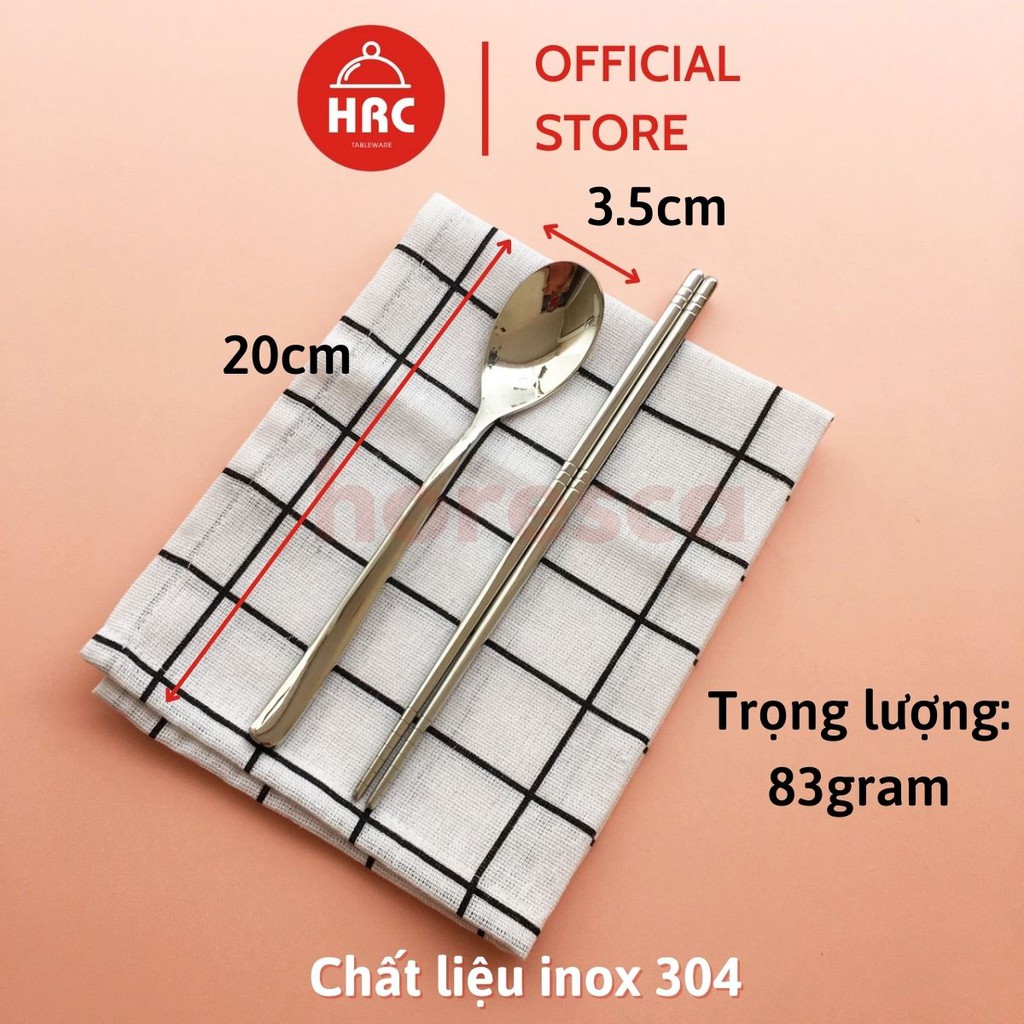 Thìa inox 304, muỗng ăn cơm inox Hàn Quốc cao cấp 2317