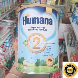 Sữa công thức Humana Gold số 2 - 350g Nhập khẩu Đức (ĐẢM BẢO CHECK MÃ CHUẨN)