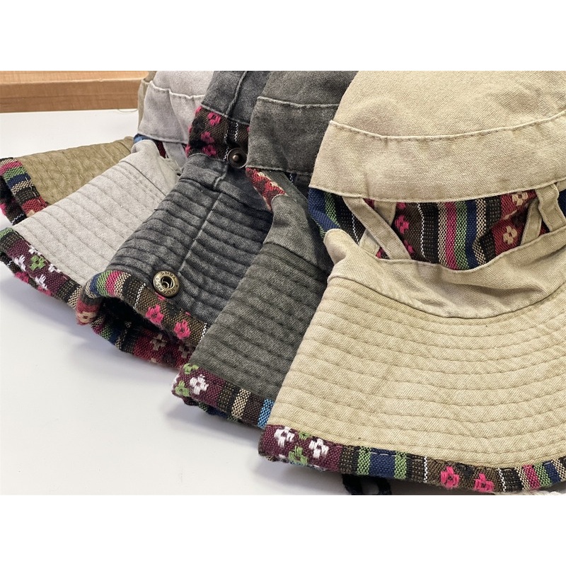 Mũ Cao Bồi denim Che Nắng Ngoài Trời Phong Cách vintage