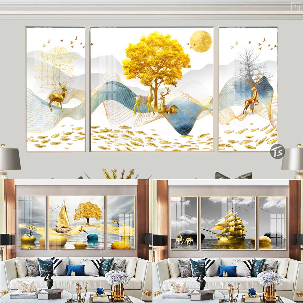 Tranh Tráng Gương (160X80CM), Tranh Laminate Treo Tường Cao cấp, Tranh Decor Không Gian Nhà cửa.