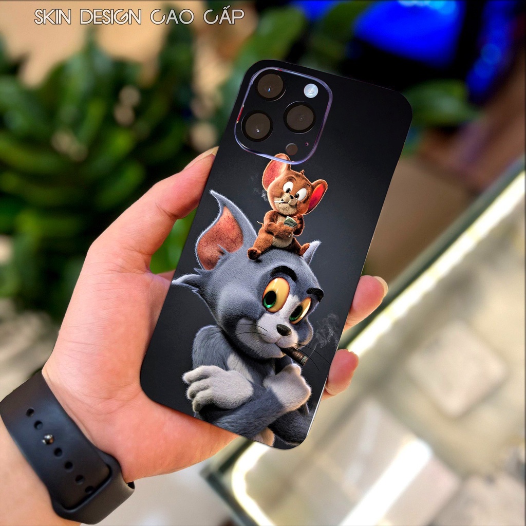 Dán Skin điện thoại hinh Tom&Jerry, Cho Iphone 6/ 7/ 8/ X/ XS/ XS Max/ 11/ 11 Pro Max Và Các Dòng Máy Android