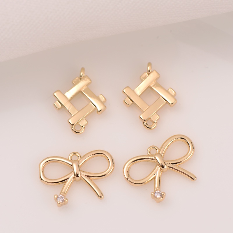 Mặt Dây Chuyền/ Khuyên Tai/ Vòng Tay Tua Rua Bằng Đồng 14K Đính Đá Zircon Sang Trọng Thời Trang Cho Nữ