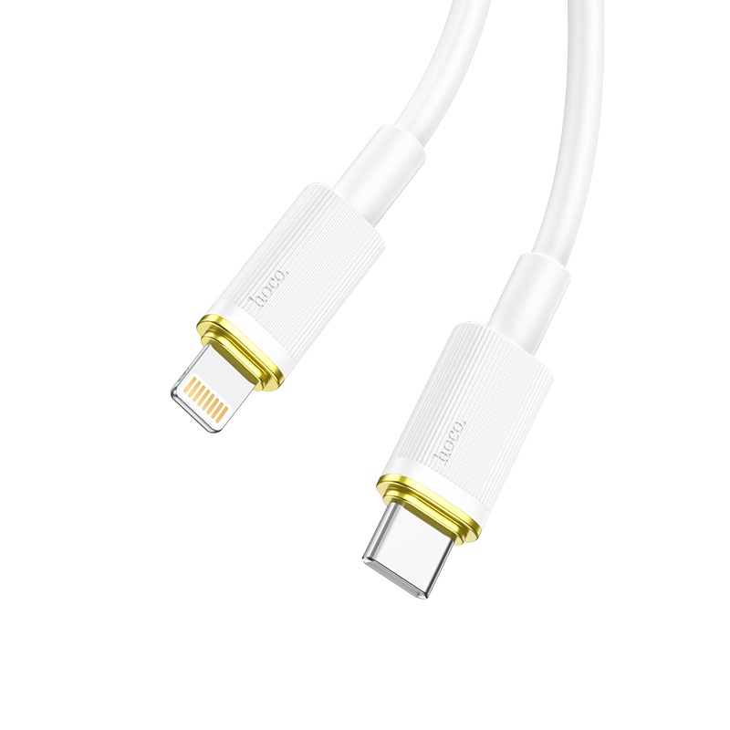 Dây cáp sạc nhanh HOCO. U109 20W PD USB C cao cấp an toàn thích hợp cho iPhone Mini 12 13 14 Pro Max