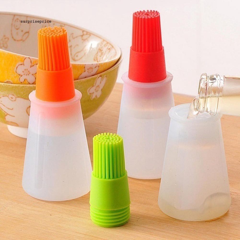 Lọ silicon đựng dầu kèm đầu cọ phết tiện lợi