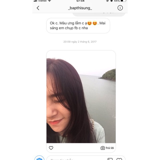 Thuốc nhuộm màu nâu tím kèm trợ dưỡng găng tay