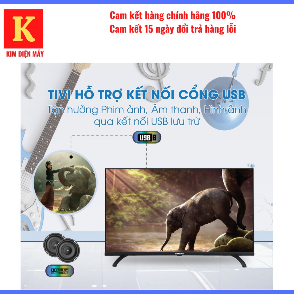 Smart tivi Darling 40FH964S-màn hình tivi 40 inch-android tivi-kết nối internet wifi-bảo hành 24 tháng toàn quốc