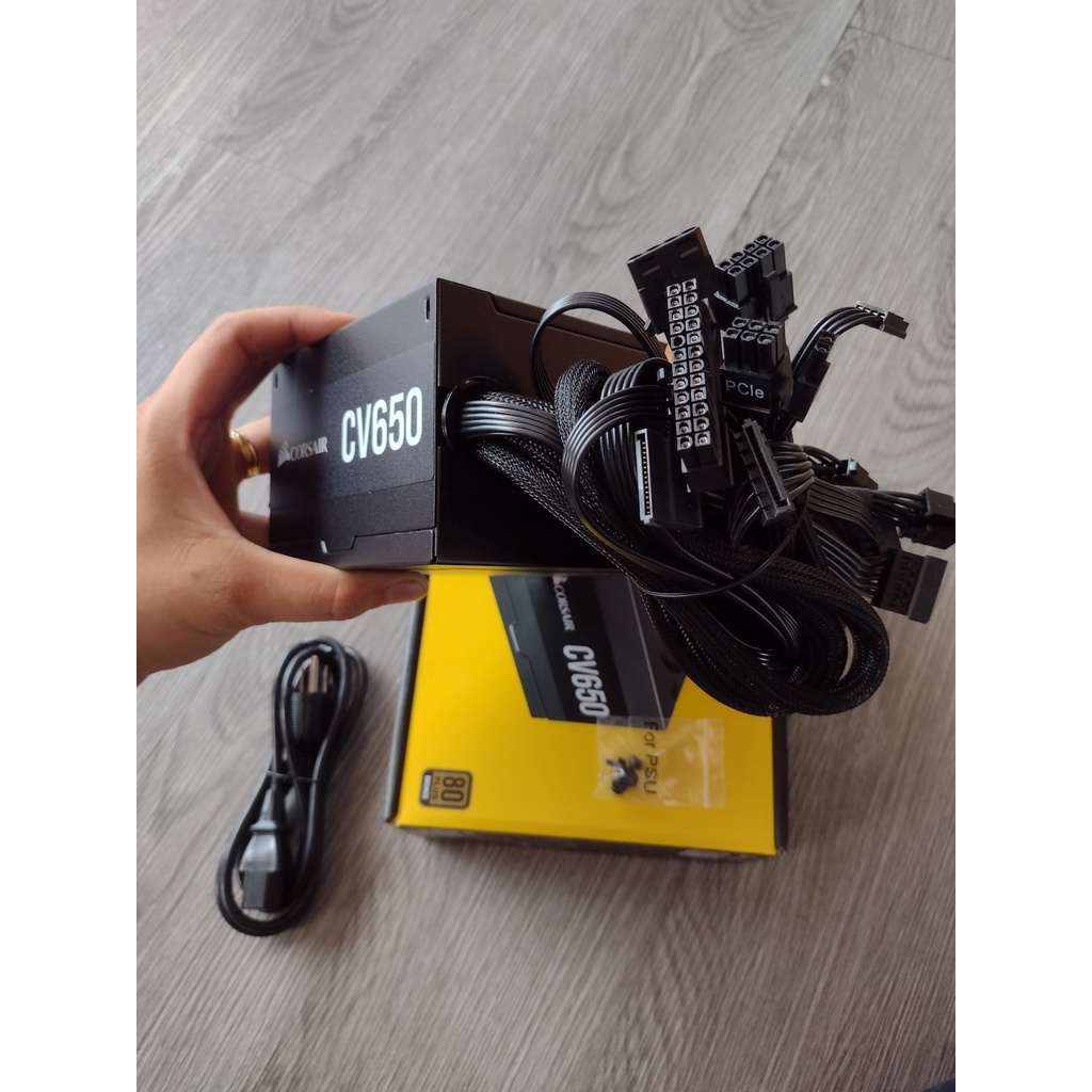 Nguồn Máy Tính Corsair CV650 80Plus Brone Chính Hãng Giá Tốt