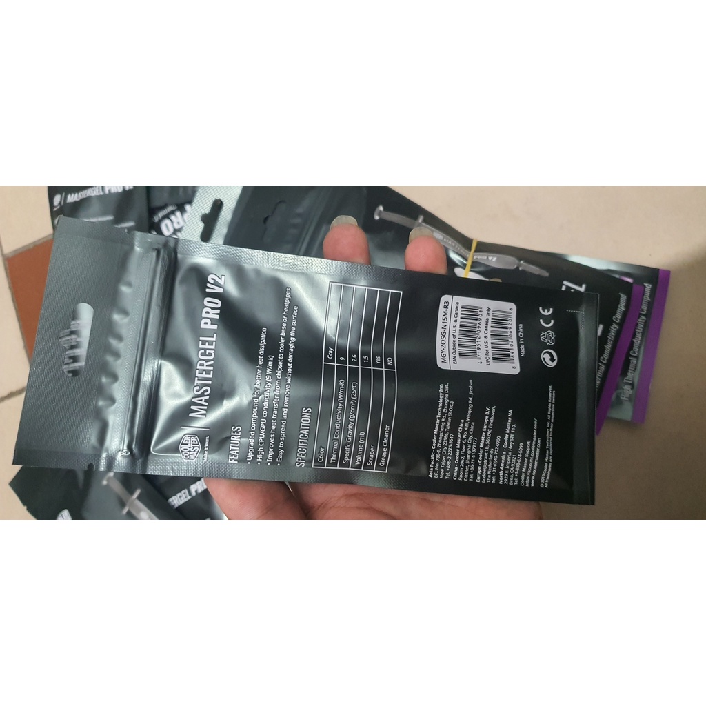 Keo tản nhiệt Coolermaster MASTERGEL PRO V2 - Hàng chính hãng