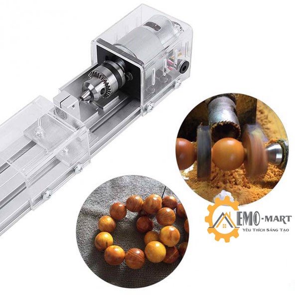 Máy Tiện Mini DIY V1 🚀BH 12 Tháng 🚀 Độ Chính Xác Cao, Ổn Định, Độ ồn Thấp - Công Suất 96W