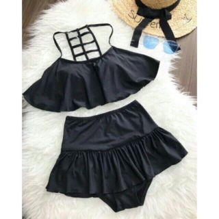 Đồ bơi - bikini - Đen trơn - Chấm bi