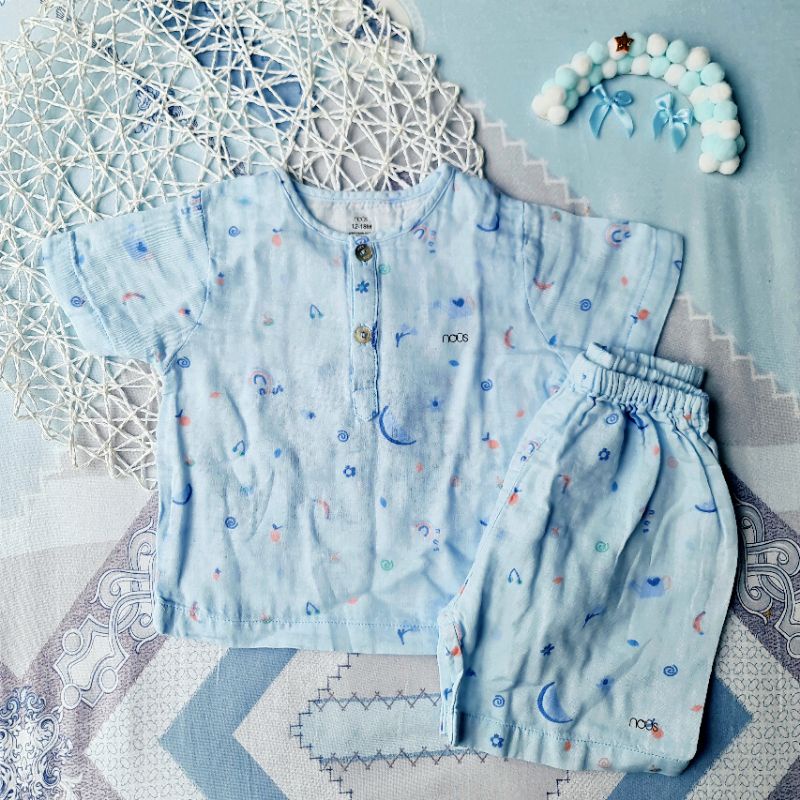 NOUS - Bộ cộc xô họa tiết hoa quả cho bé yêu