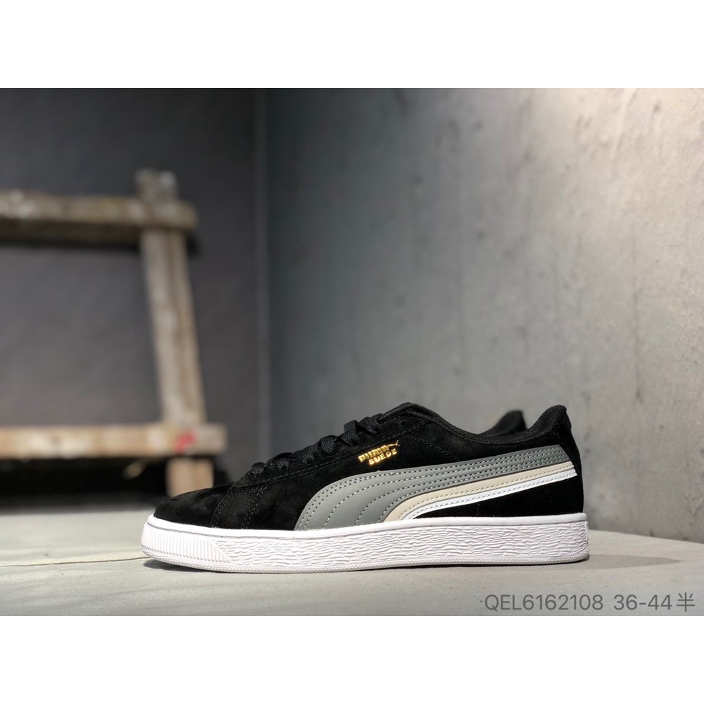 Giày Sneaker Puma Da Lộn Cổ Thấp Kiểu Cổ Điển Cá Tính
