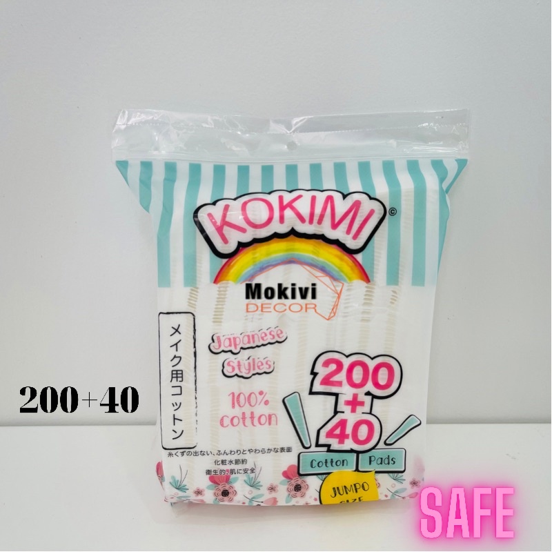 Bông tẩy trang KOKOMI mịn đẹp - Mềm Lông Cotton Nhật Bản