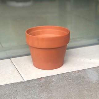 Chậu đất nung 12x15 - nâu đỏ Bình Dương