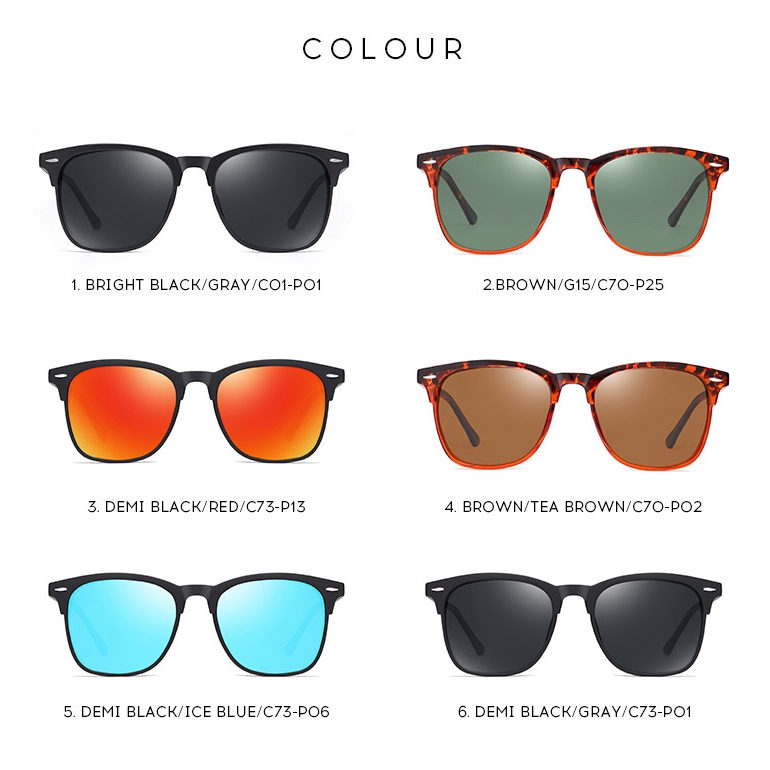 ZELIN Kính mát phân cực thiết kế thời trang cho nam 3323