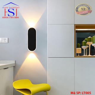 Đèn hắt tường ngoài trời sáng 2 đầu