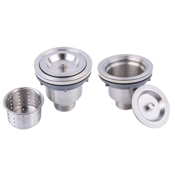 Bầu xả chậu rửa chén Inox 304