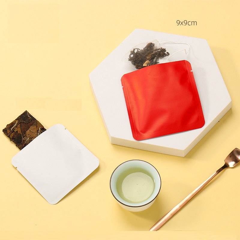 Set 200 Túi Lá Nhôm Đựng Trà / Thực Phẩm 90x90mm